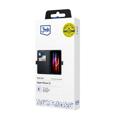 Pouzdro pro Google Pixel 9a, 3MK, Wallet, Černé
