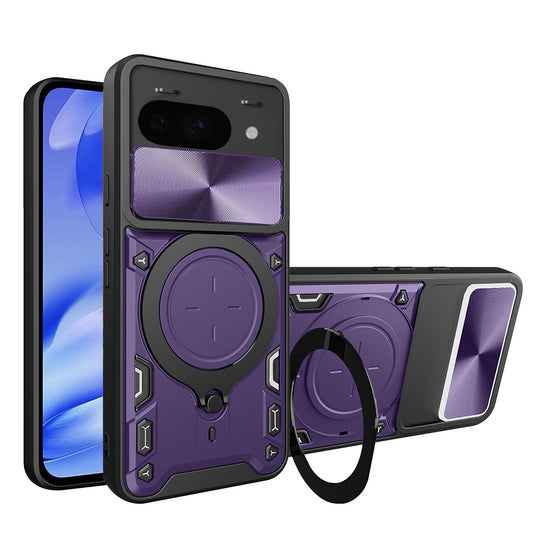 Pouzdro pro Google Pixel 9a, Techsuit, CamGuard Pro, fialové