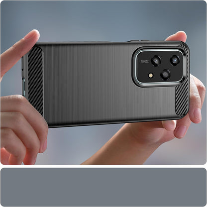 Pouzdro pro Honor 200 Lite, Techsuit, Carbon, Modré