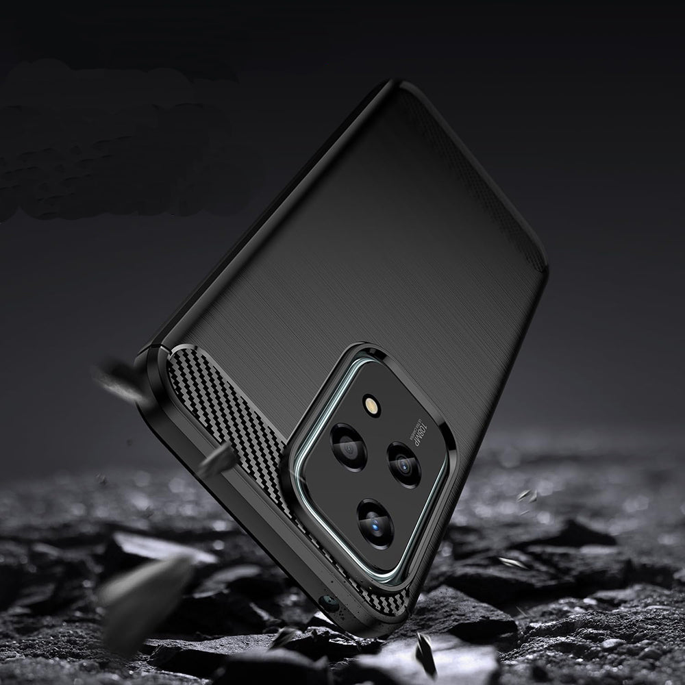 Pouzdro pro Honor 200 Lite, Techsuit, Carbon, Modré