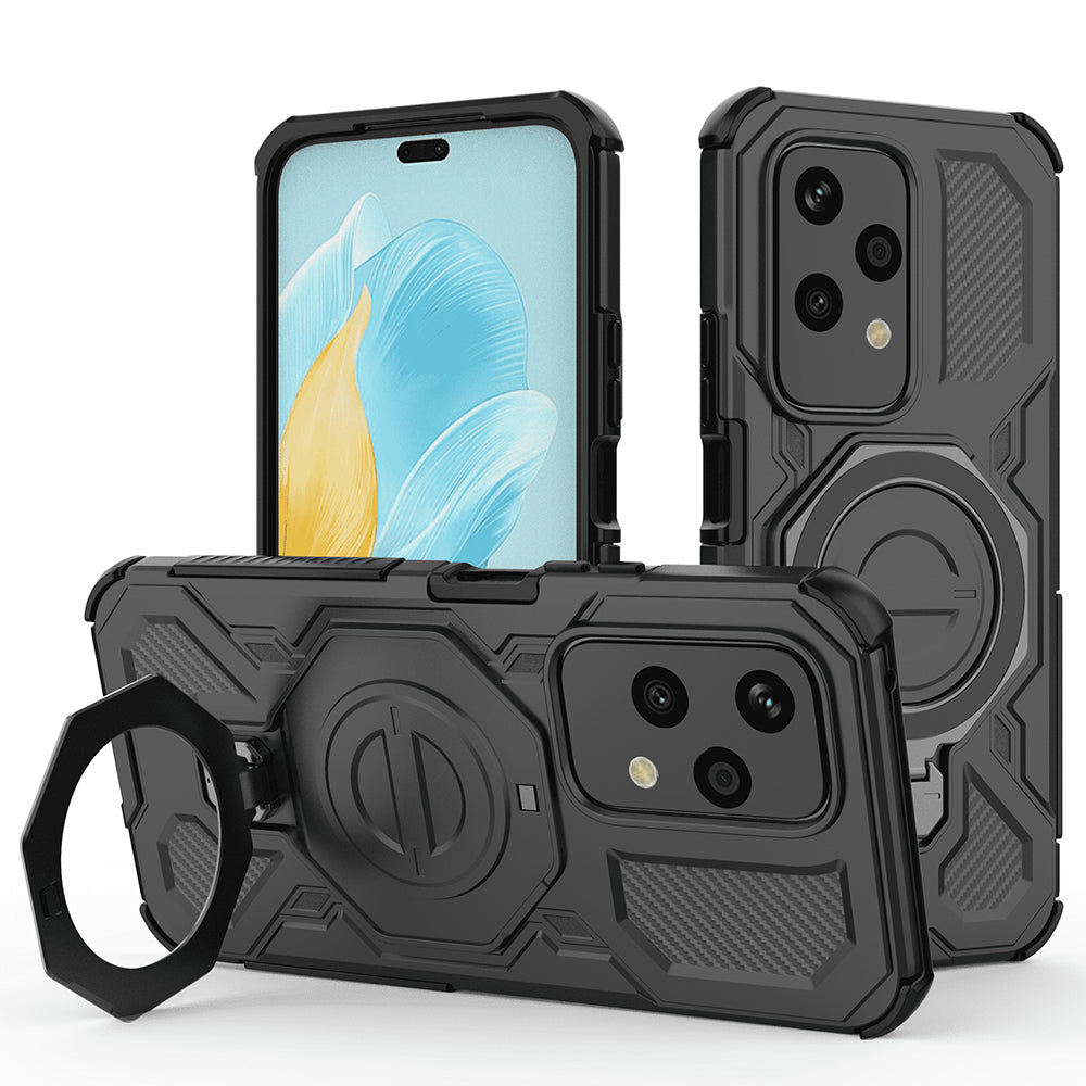Pouzdro pro Honor 200 Lite, Techsuit, Carbon Shield Pro, Černá