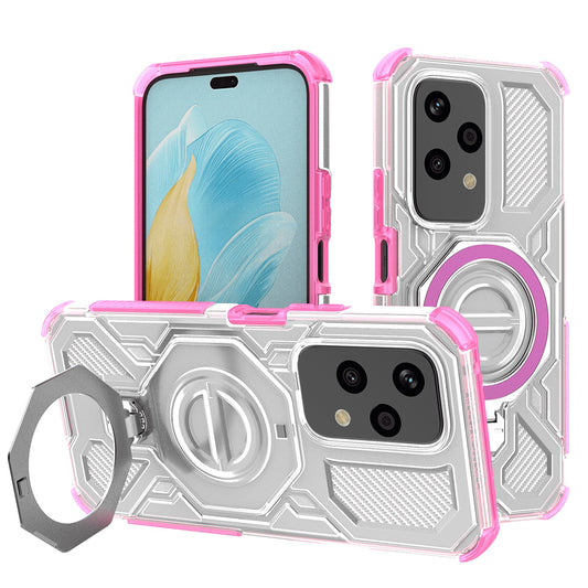 Pouzdro pro Honor 200 Lite, Techsuit, Carbon Shield Pro, růžové