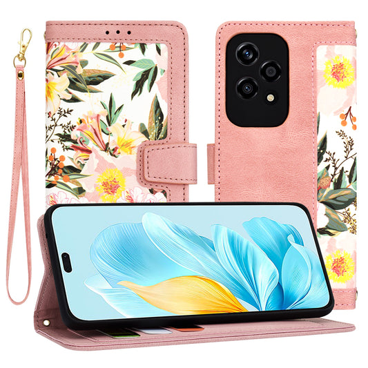 Pouzdro pro Honor 200 Lite, Techsuit, FlipCraft, Růžové