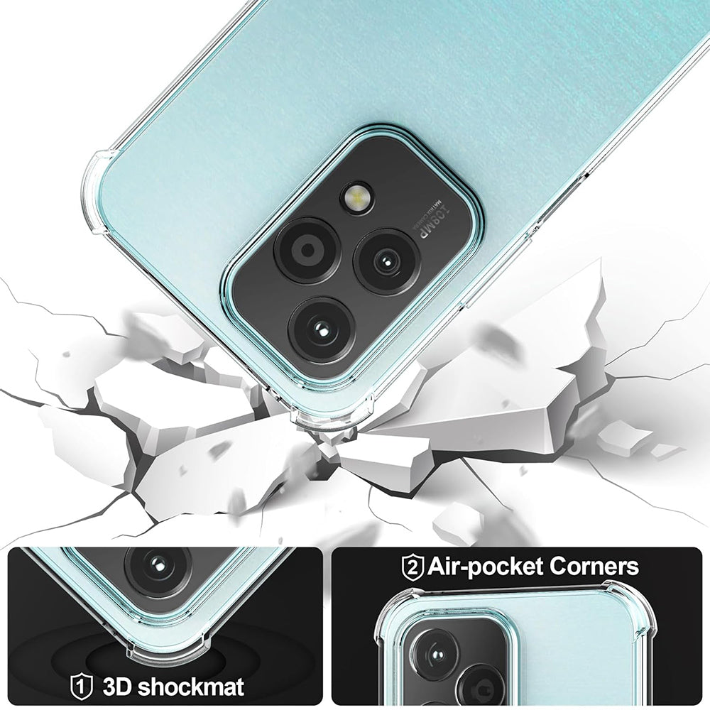 Pouzdro pro Honor 200 Lite, Techsuit, Odolné proti nárazům, Průhledné
