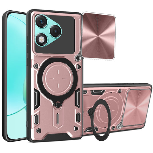Pouzdro pro Honor 400 Lite, Techsuit, CamGuard Pro, Růžově zlaté