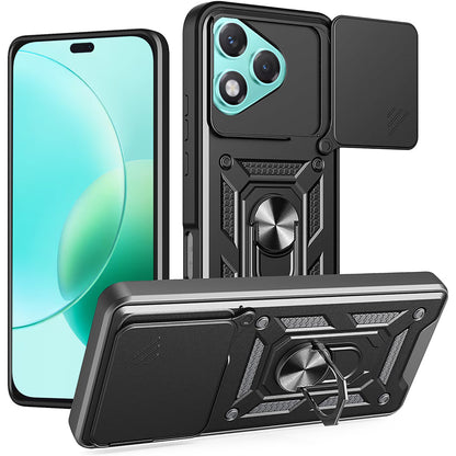 Case for Honor 400 Lite, Techsuit, CamShield, Black