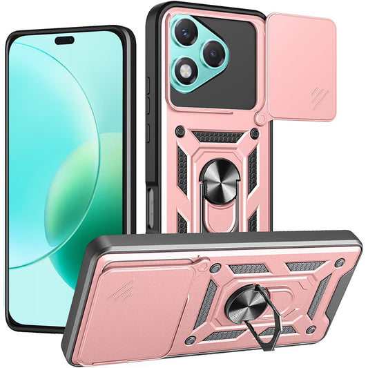 Pouzdro pro Honor 400 Lite, Techsuit, CamShield, Růžové