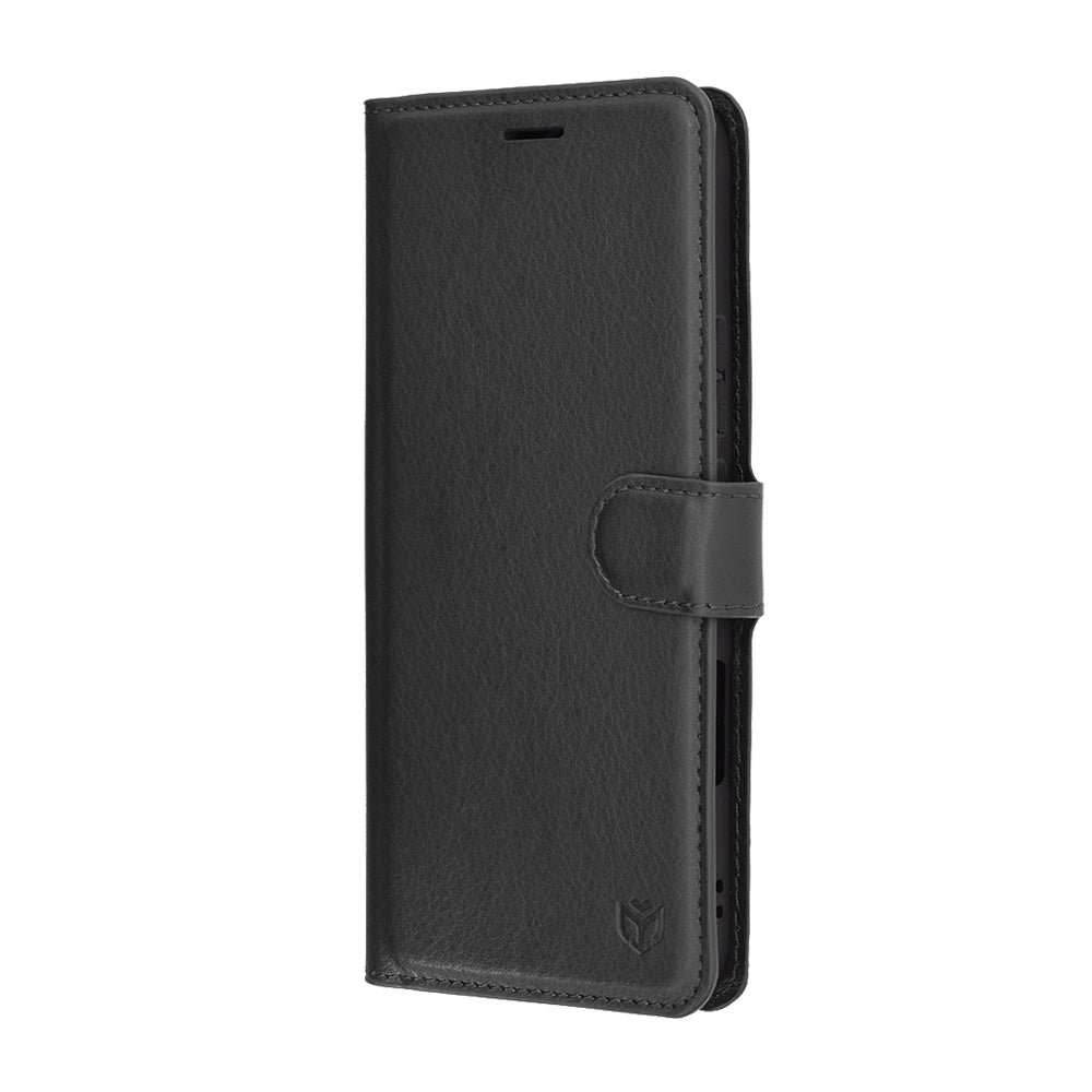 Pouzdro pro Honor 400 Lite, Techsuit, kožené folio, černé