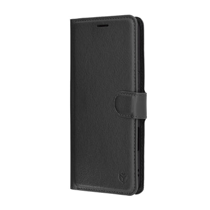 Pouzdro pro Honor 400 Lite, Techsuit, kožené folio, černé