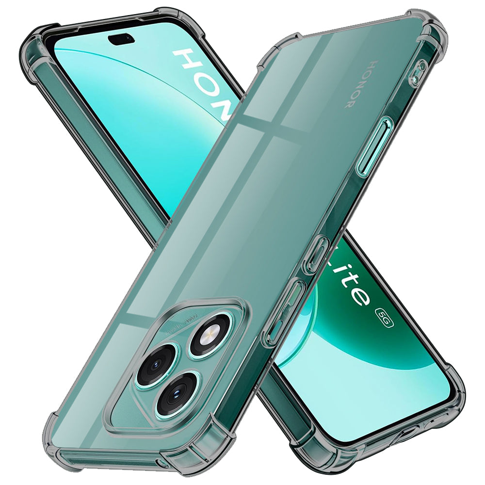 Pouzdro pro Honor 400 Lite, Techsuit, Odolné proti nárazům Průhledné, Kouřové