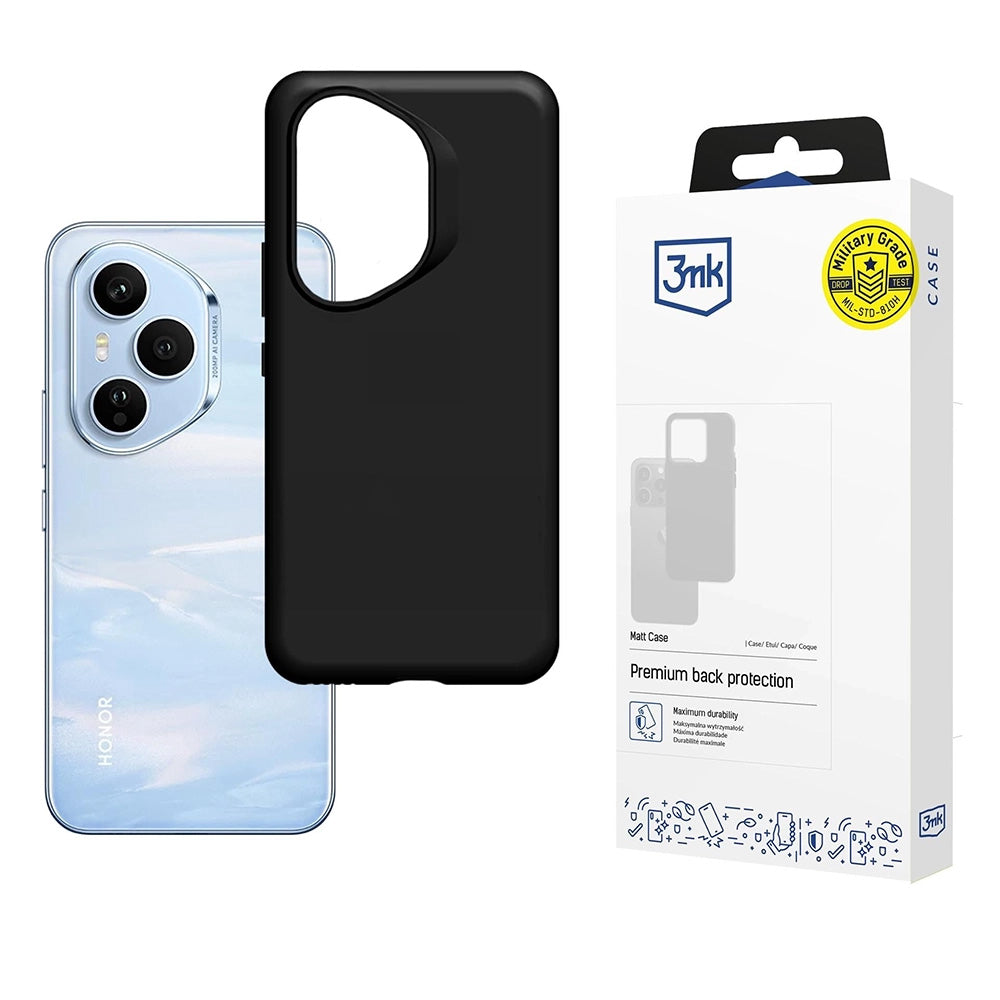 Pouzdro pro Honor 400 Pro, 3MK, Černá matná
