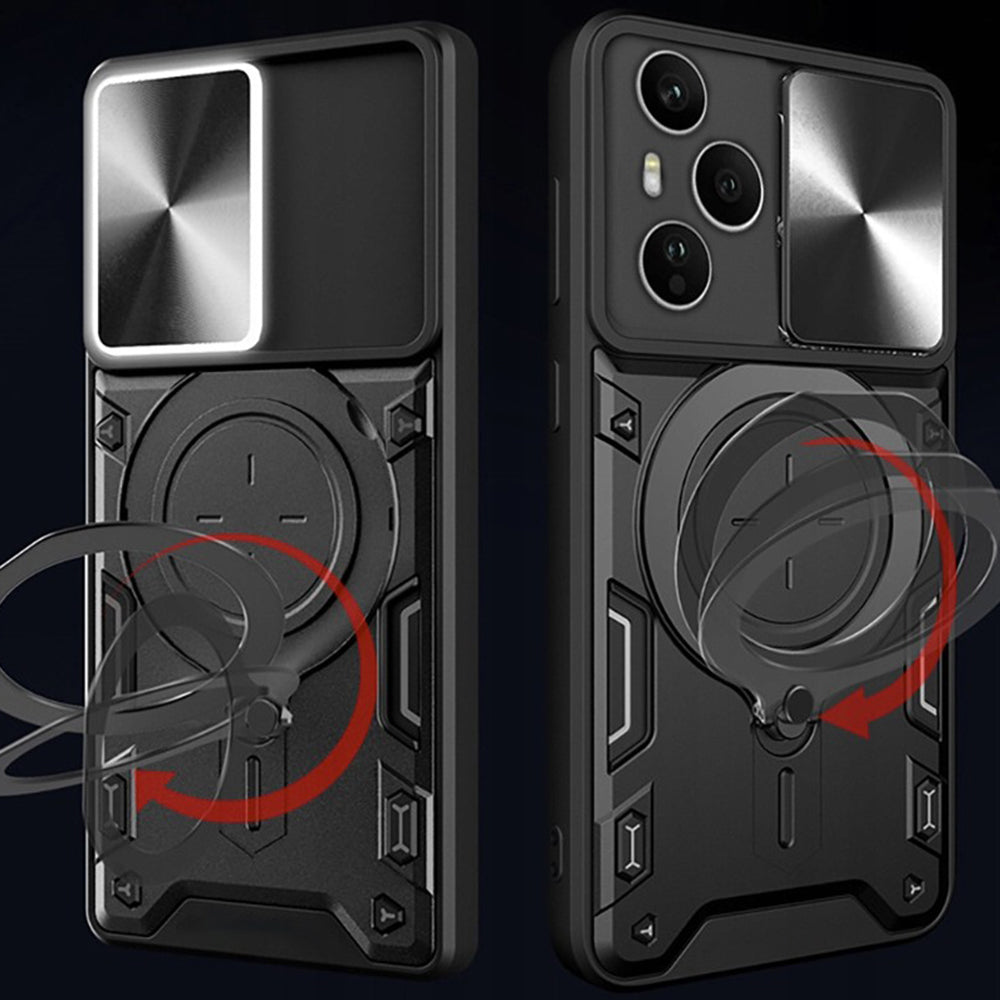 Pouzdro pro Honor 400 Pro, Techsuit, CamGuard Pro, Růžovo-zlaté