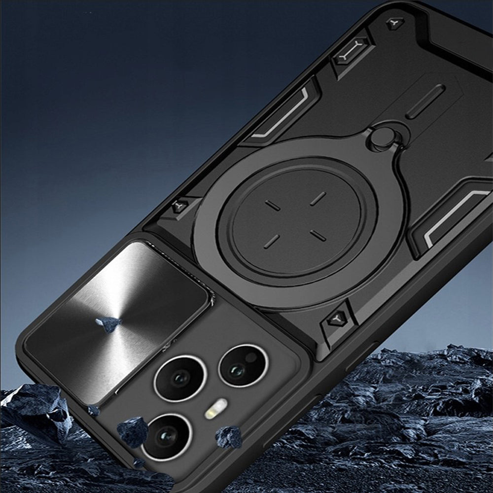 Pouzdro pro Honor 400 Pro, Techsuit, CamGuard Pro, Růžovo-zlaté
