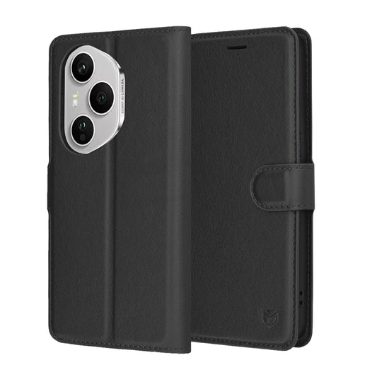 Pouzdro pro Honor 400 Pro, Techsuit, kožené folio, černé