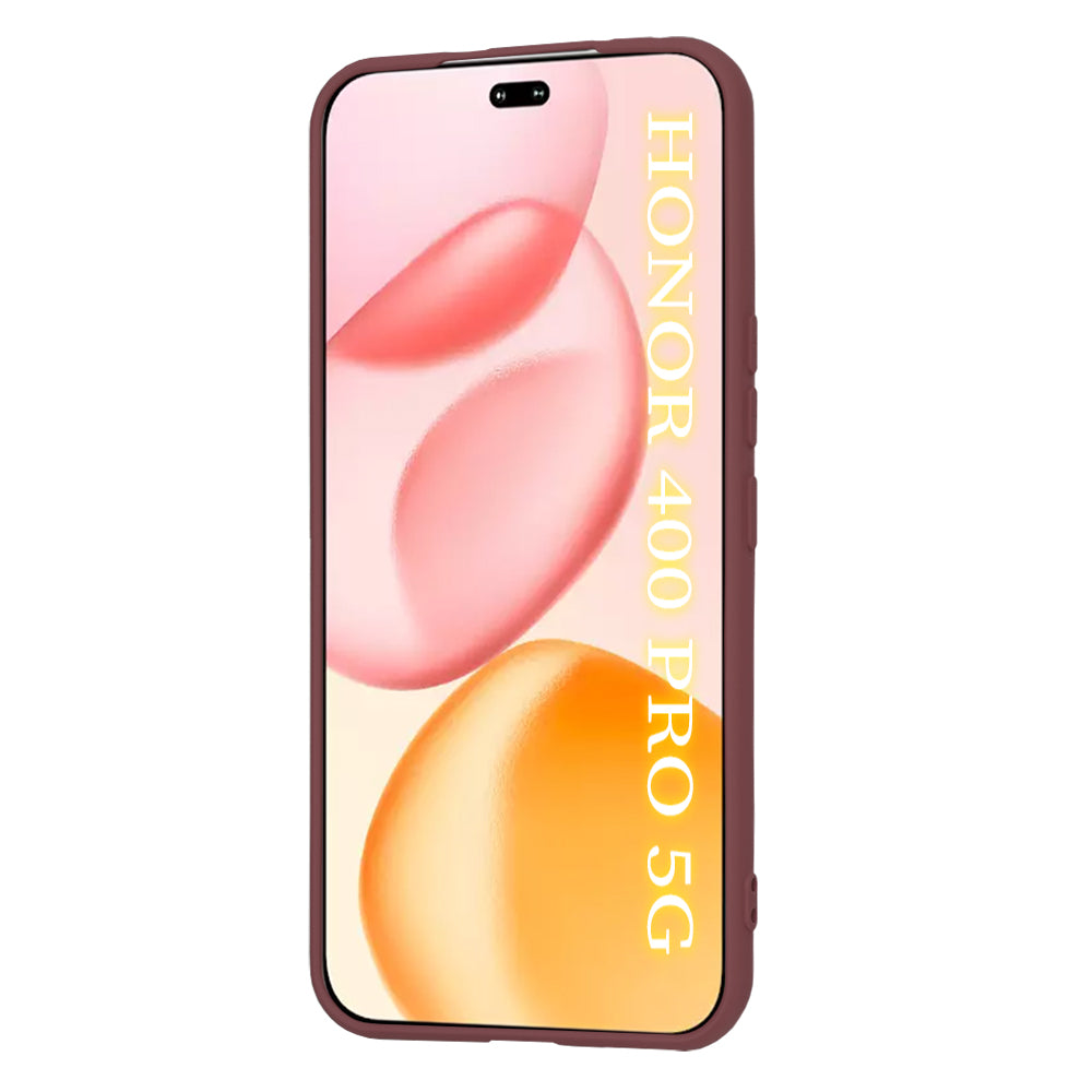 Pouzdro pro Honor 400 Pro, Techsuit, SoftFlex, vínové