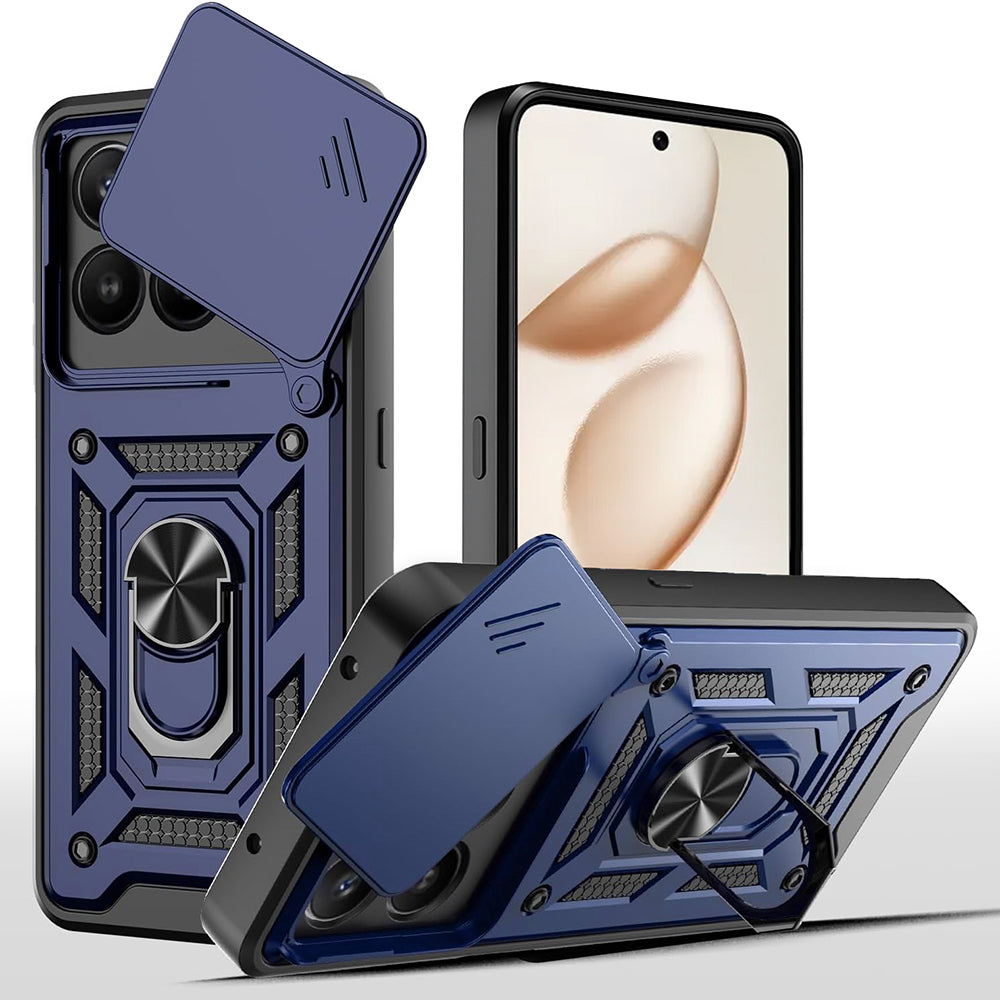 Pouzdro pro Honor 400 Smart 4G / X7d 4G / 400 Smart 5G, Techsuit, CamShield, Modrá