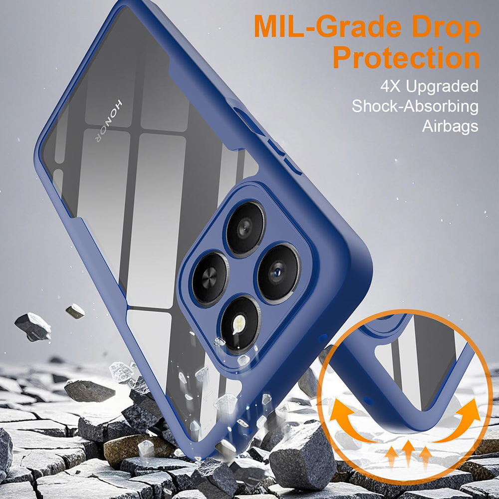 Pouzdro pro Honor 400 Smart 4G / X7d 4G / 400 Smart 5G, Techsuit, ColorVerse 360, Modrá