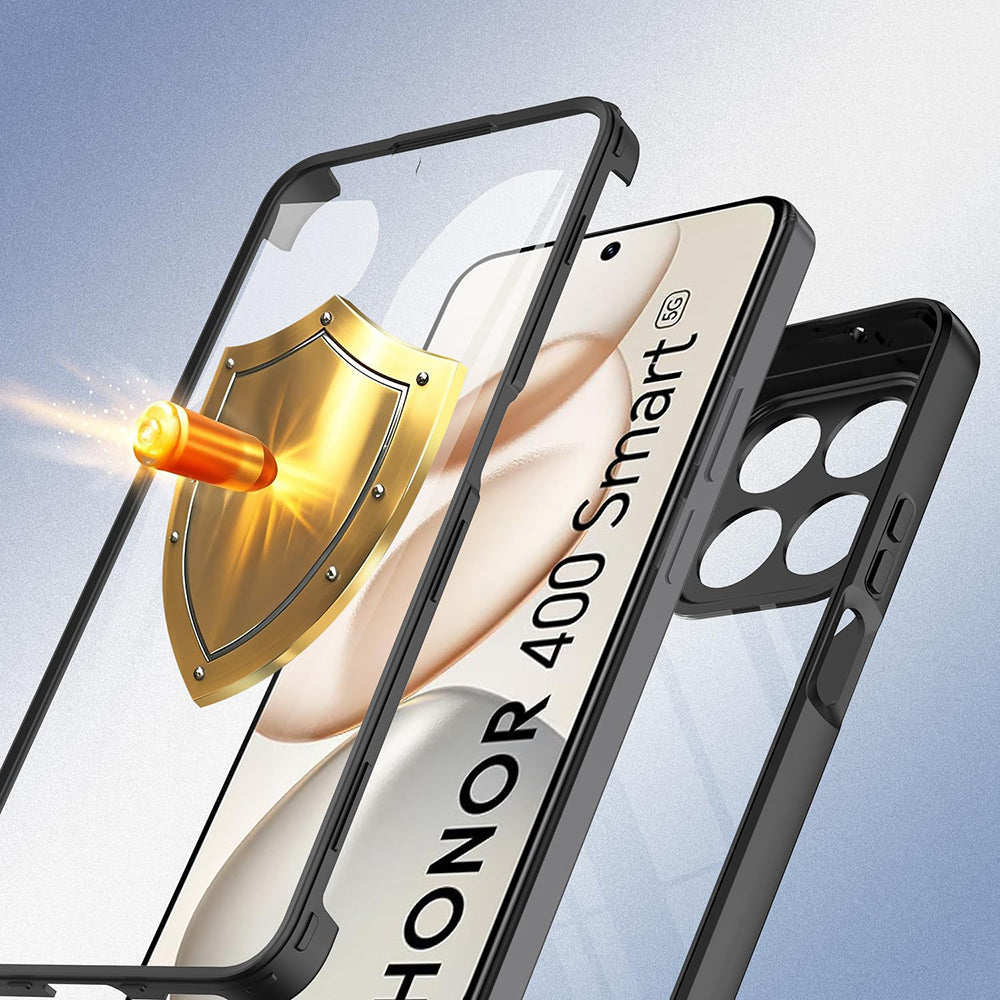 Pouzdro pro Honor 400 Smart 4G / X7d 4G / 400 Smart 5G, Techsuit, ColorVerse 360, Černá