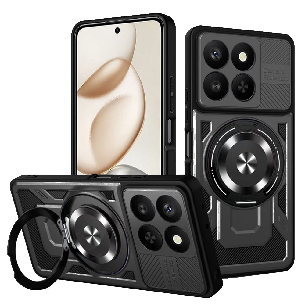 Pouzdro pro Honor 400 Smart 4G / X7d 4G / 400 Smart 5G, Techsuit, RuggedCam, Černá