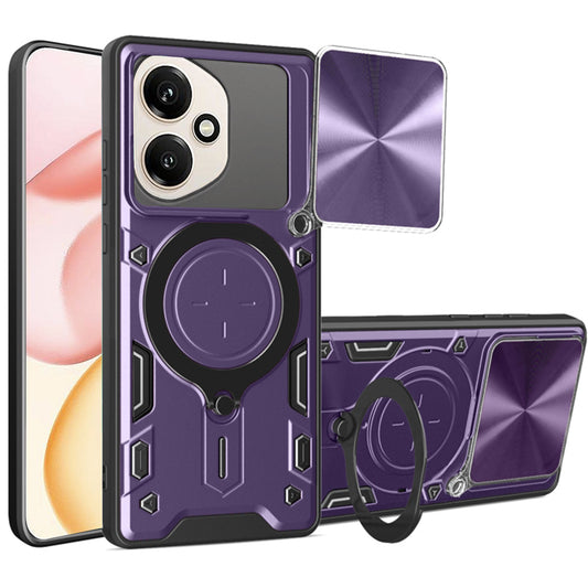 Pouzdro pro Honor 400, Techsuit, CamGuard Pro, fialové