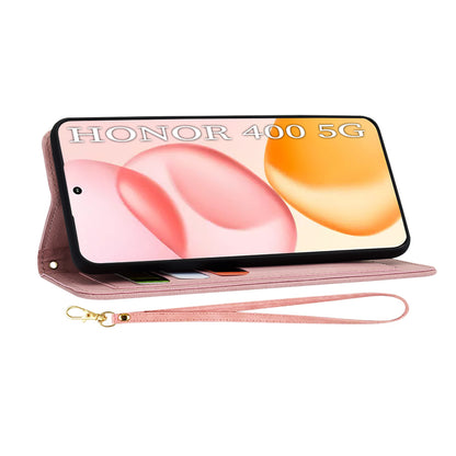 Pouzdro pro Honor 400, Techsuit, FlipCraft, Růžové