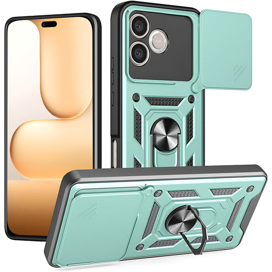 Pouzdro pro Honor 600 Lite, Techsuit, CamShield, Zelená