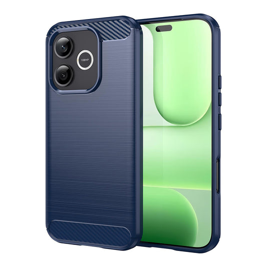 Pouzdro pro Honor 600 Lite, Techsuit, Carbon, Modrá