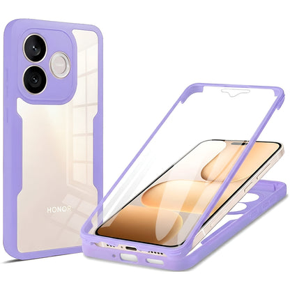 Pouzdro pro Honor 600 Lite, Techsuit, ColorVerse 360, Fialová