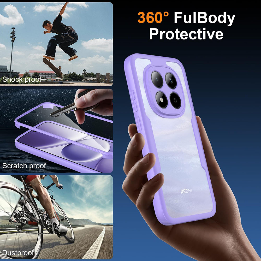 Pouzdro pro Honor 600 Lite, Techsuit, ColorVerse 360, Fialová