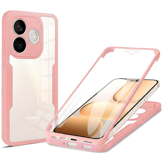 Pouzdro pro Honor 600 Lite, Techsuit, ColorVerse 360, Růžové