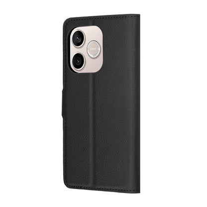 Pouzdro pro Honor 600 Lite, Techsuit, Leather Folio, Černá