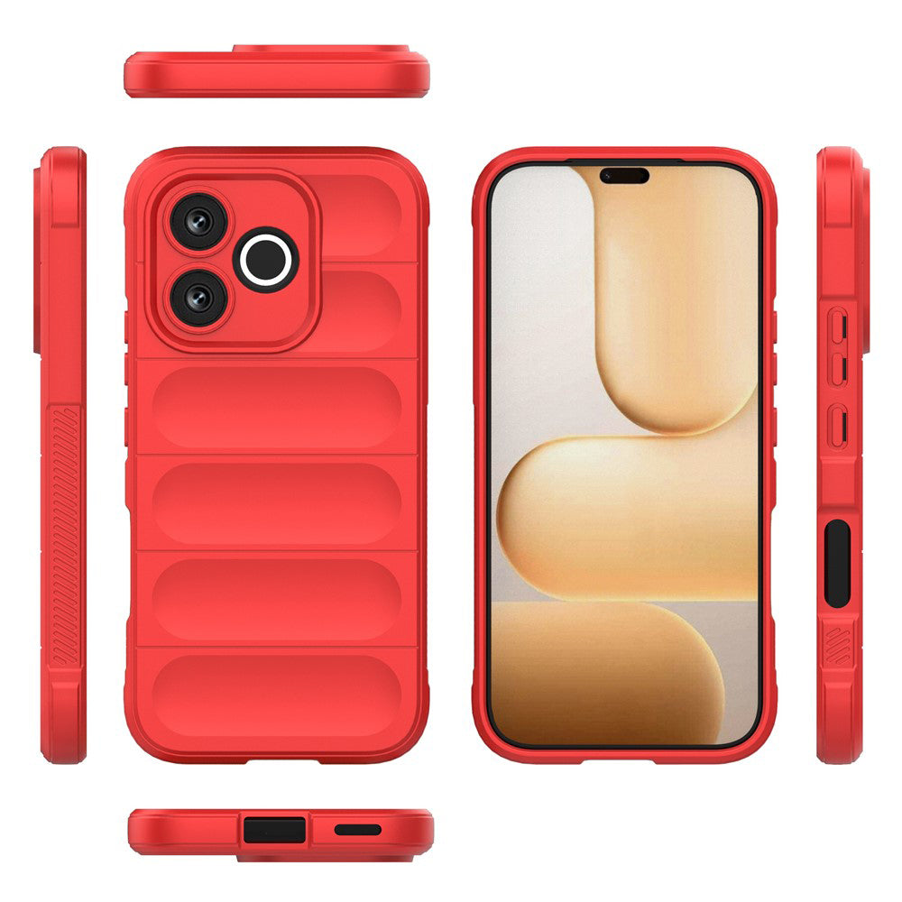 Pouzdro pro Honor 600 Lite, Techsuit, Magic Shield, červené