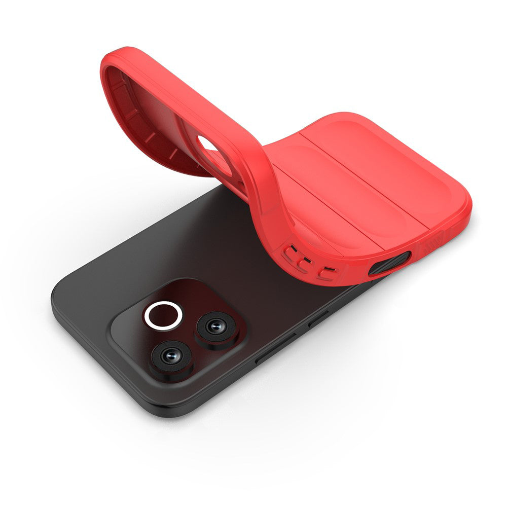 Pouzdro pro Honor 600 Lite, Techsuit, Magic Shield, červené