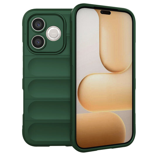 Pouzdro pro Honor 600 Lite, Techsuit, Magic Shield, Zelené