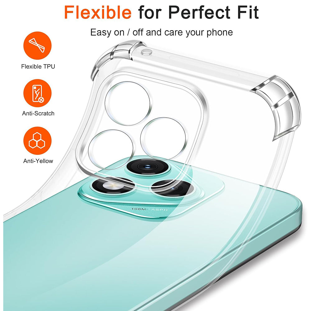 Pouzdro pro Honor 600 Lite, Techsuit, Shockproof Clear, Průhledné