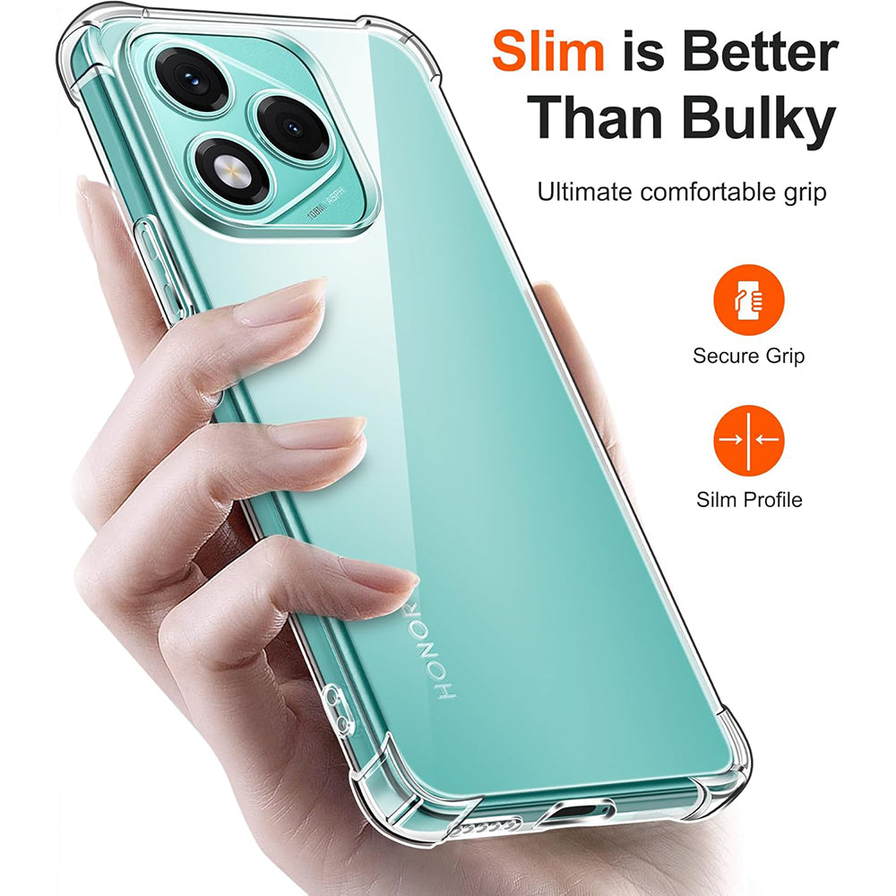 Pouzdro pro Honor 600 Lite, Techsuit, Shockproof Clear, Průhledné