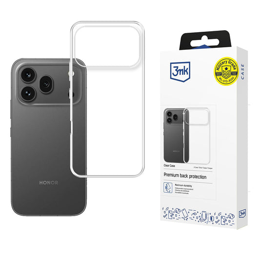 Pouzdro pro Honor 600 Pro, 3MK, Průhledné, Transparentní