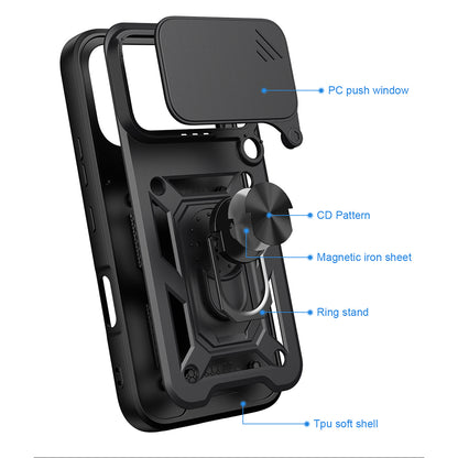 Pouzdro pro Honor 600 Pro / 600, Techsuit, CamShield, Modré