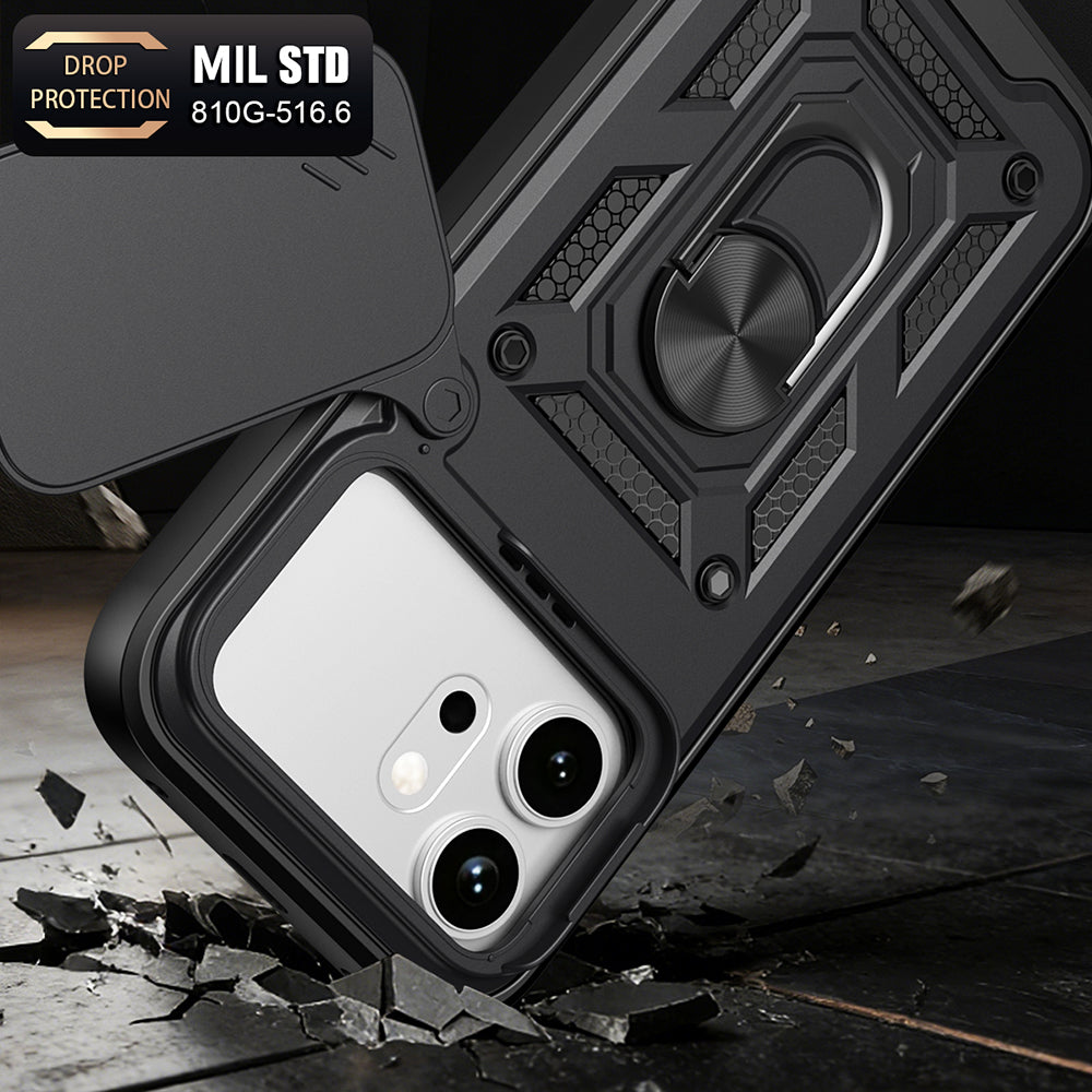 Pouzdro pro Honor 600 Pro / 600, Techsuit, CamShield, Černé