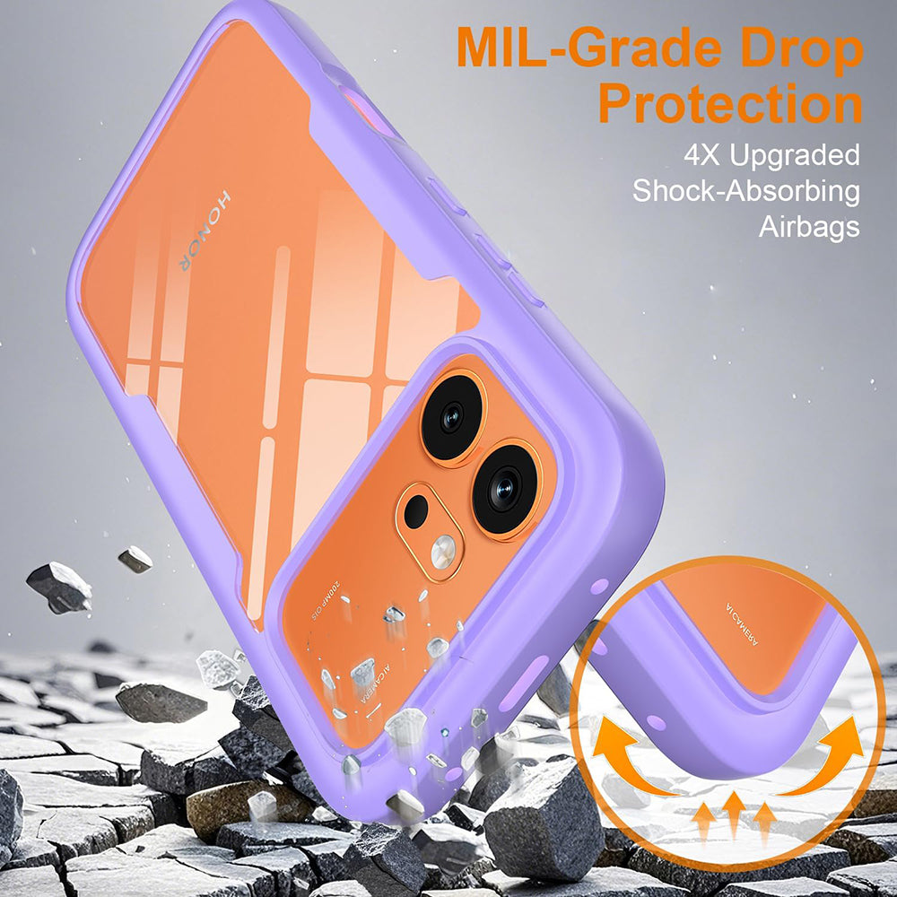 Pouzdro pro Honor 600 Pro / 600, Techsuit, ColorVerse 360, Fialová