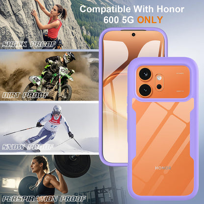Pouzdro pro Honor 600 Pro / 600, Techsuit, ColorVerse 360, Fialová