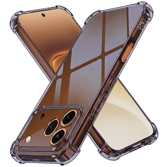 Pouzdro pro Honor 600 Pro, Techsuit, Odolné proti nárazům Průhledné, Kouřové