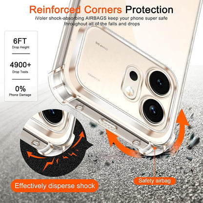 Pouzdro pro Honor 600 Pro, Techsuit, Shockproof Clear, Transparentní