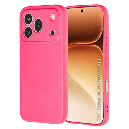 Pouzdro pro Honor 600 Pro, Techsuit, SoftFlex, Tmavě růžové