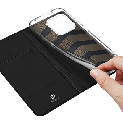 Pouzdro pro Honor 600 Smart, DUX DUCIS, Skin Pro, Černá