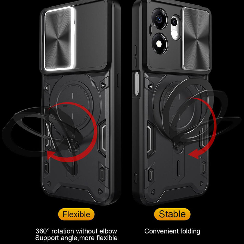 Pouzdro pro Honor 600 Smart, Techsuit, CamGuard Pro, Modré