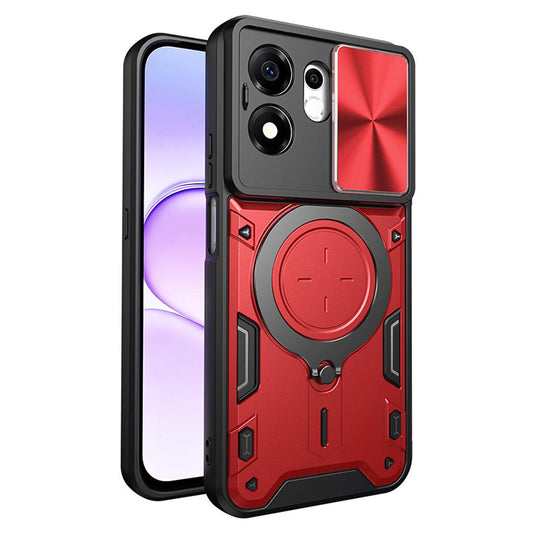 Pouzdro pro Honor 600 Smart, Techsuit, CamGuard Pro, červené