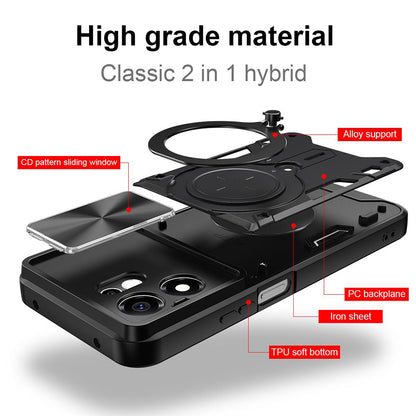 Pouzdro pro Honor 600 Smart, Techsuit, CamGuard Pro, Růžově zlaté