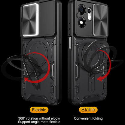 Pouzdro pro Honor 600 Smart, Techsuit, CamGuard Pro, Růžově zlaté