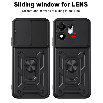 Pouzdro pro Honor 600 Smart, Techsuit, CamShield, Růžově zlaté